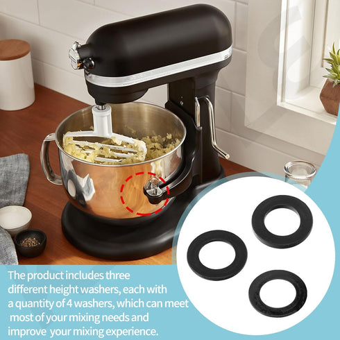 3 Different Height Adjustments for the KitchenAid Bowl-Lift Stand Mixer, Improve Bowl Does Not Come Close Enough to The Bottom, Allow the Food to ...