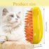 Cat Steam Brush,3 In 1 Self Steamy Cat Brush, Cat Grooming Supplies For Massage,Best Steamy Cat Hair Brush with Water Silicone Steamy Cat Pet Brus...