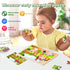 Wooden Puzzles Toys for Kids Ages 4-6 3-5, Set of 4 Packs with 24-Piece, Farm, Zoo, Insects, Sea Animals Wood Jigsaw Puzzles, Preschool Educationa...
