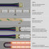 PAUTIX 10mm Connectors for COB RGB LED Strip Lights 4 Pin,4pcs Transparent Gapless Connectors,3pcs Dual Ends Extension Connectors and 2pc Strip to...