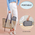 OCHEAL Small Cosmetic Bag,Portable Cute Travel Makeup Bag for Women and girls Makeup Brush Organizer cosmetics Pouch Bags-Black/White Stripes...