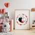 Louise Maelys Love Heart Cat Embroidery Kits for Beginners, DIY Cross Stitch Kits for Adults Starter Including Embroidery Cloth with Pattern, Hoop...