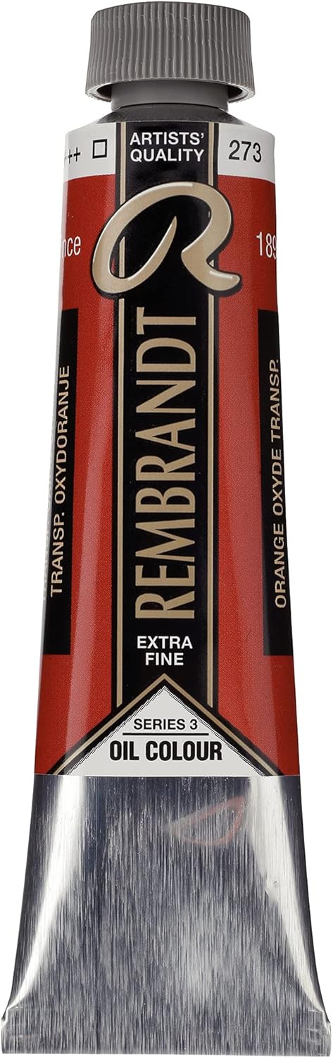 Rembrandt Oil Colour Tube 40 ml Transparent oxide orange 273 (01052732)...