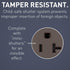 Legrand radiant 1597TRA 15 Amp GFCI Self Test Tamper Resistant Decorator Duplex Outlet with Audible Alarm, Brown (1 Count)......