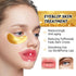 Jakuva 30 Pairs Lip Masks & Eye Masks,Gold Under Eye Patches for Puffy Eyes,Pink Lip Masks Skincare,Effectively Moisturizing the Lip & Eye Skin,An...