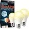 MiracleLED 604592 Miracle LED Blue Blocking Night Time Sleep Bulb Replacing Up To 60W to Replicate Setting Sun and Produce Melatonin Organically, ...