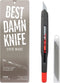 VViViD Best Damn Knife - Heavy Duty Precise Utility Blade, Sturdy Safety Lock, and 10 Replacement Blades...
