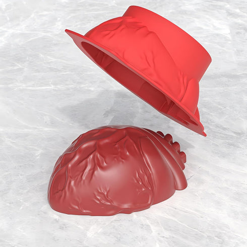 2024 New Extra Large Heart Silicone Mold - 3D Realistic Heart Halloween Silicone Molds with Support Base for Cakes, Breakable Chocolate, Jelly, Pu...