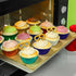 Gifbera Mini Foil Cupcake Liners Metallic Wrappers Muffin Baking Cups 300 Count, Navy Blue...