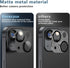 Korecase 2 Pack Camera Lens Protector for iPhone 13 & iPhone 13 Mini, 3D Aluminum Metal Lens Film,9H Hardness Tempered Glass Camera Screen Cover,B...