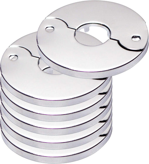 Floor and Ceiling Plate Cover Split Flange Replacement and Repair Kit, Fits 3/4 Inch IPS Galvanized Pipe or 1 Inch Copper Pipe, Chrome Finish (Pac...