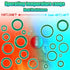 595 Pcs Air Conditioning O Ring Kit,36 Size Seal Rubber O-Rings Assortment Set for Compressor Automotive A/C Plumbing Repair ID:3-22mm (Green)...