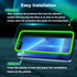 Blue Light Screen Protector for iPhone 13/13Pro & iPhone 14 (6.1inch), Eye Protection Tempered Glass Film, Scratch-Resistant, No Bubble, Anti Glar...