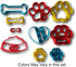 Dog Bone and Paw Limited Edition Cookie Cutter Set of 10...