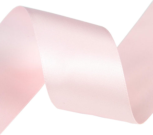 VATIN Double Face Light Pink Satin Ribbon 1-1/2" Continuous 25 Yards,Pink Polyester Fabric Ribbon use for Bows Bouquet, Gift Wrapping, Floral Arra...