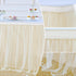 Suppromo 9ft Champagne Tulle Table Skirts for Rectangle Tables or Round Tables Champagne Tutu Table Cloth Cover for Wedding Birthday Party Baby Sh...