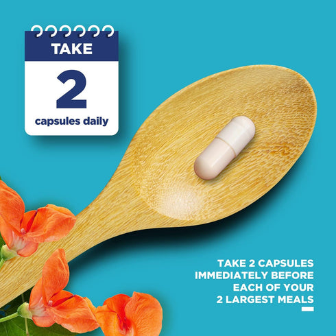 White Kidney Bean Extract Capsules - Ultra High Potency Optimized Extract for Enhanced Energy Digestion and AMPK Activation - Vegan Non-GMO Gluten...