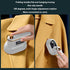 Mini Steam Iron, Hanging Ironing Folding Handle Thermostat White 110-220V Small Mini Ironing Machine for Towel for Home(#3)...