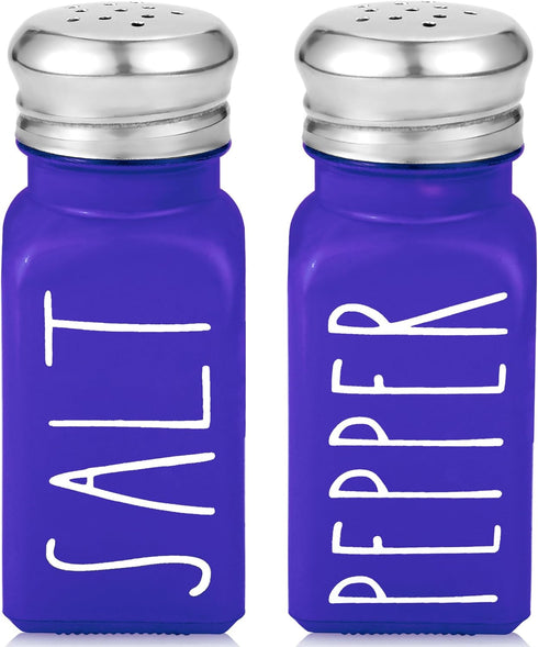 Purple Salt and Pepper Shakers Set by Brighter Barns - Modern Farmhouse Kitchen Decor for Home - Purple Kitchen Decor, Purple Kitchen Accessories ...