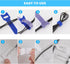 70 PCS Reusable Cable Ties with Hook and Loop, Multi-purpose Adjustable Cable Management Wire Ties & 10 PCS Cable Labels, Cord Organizer for Home,...