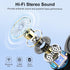 Bluetooth Wireless Headphones Earbuds 60hrs Playback Ear Buds IPX6 Waterproof Stereo Bass Over-Ear Earphones with Earhooks Microphone LED Battery ...