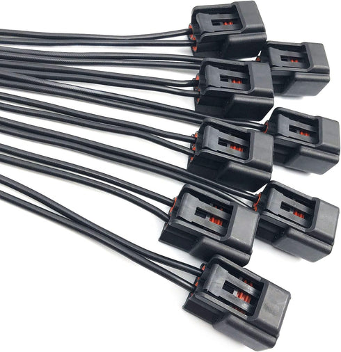 8pcs Ignition Coil Connector Plug Pigtail Harness with Wires Compatible with Fo-rd F-150 F-250 F-350 E-150 E-250 E-350...