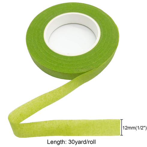 Cinvo 4 Rolls 1/2 Inch Florist Tape Floral Tape Flower Wrap Adhesive Waterproof Tape for Bouquet Stem Wrap Craft Projects DIY Handcrafts(4 Colors,...