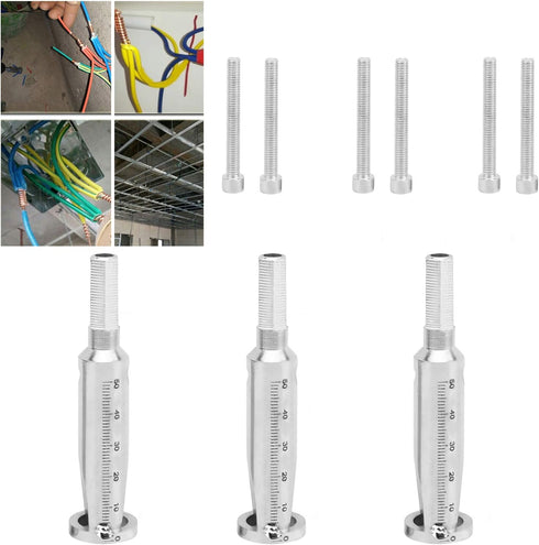 YWBL-WH 3 Pair Cable 3Wire Manual DualPurpose Quick Connector Wire Tool for Power Drill Drivers ((Scale Type)), Wire Stripper...