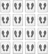 25pcs Disposable Car Floor Mats, Paper Floor Mats for Cars Printing Papers Car Mats Protector for Home...
