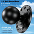 1.5" Ball Mount with Aluminum Alloy Round Plate, Universal Electronic Device Mounting Base with AMPS Holes for Garmin, Lowrance, Humminbird, for R...