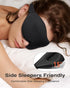 Sleep Mask, Eye Mask for Sleeping, Women Men Side Sleeper, 3D Contoured Cup No Eye Pressure 100% Blocking Light Sleeping Mask with Adjustable Stra...