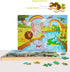Puzzles for Kids Ages 4-6, 4 Packs 60 PCs Jigsaw Wooden Puzzles Preschool Educational Toys Gifts for Children Ages 3-5 4-8, Kids Dinosaur Puzzles ...