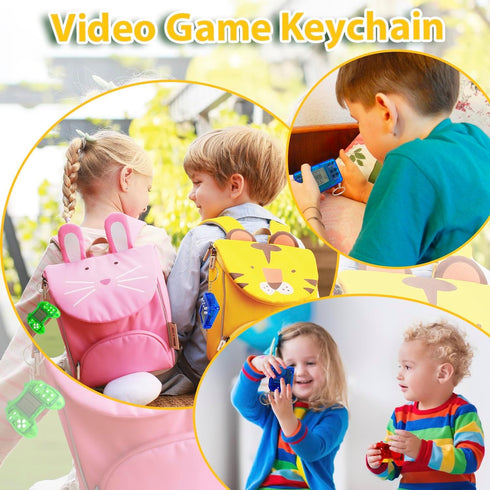 12 PCS Video Game Party Favors for Kids,Arcade Video Game Keychain Idea Gift for Video Game Party Birthday Supplies...