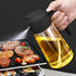 2 in 1 Oil Dispenser and Oil Sprayer, 470ml Oil Dispenser Bottle Spray and Pour, Glass Olive Oil Sprayer for Cooking, Food-Grade Oil Spray Bottle ...