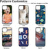 6 Pieces Sublimation Blank Phone Case Cover Blank Printable Phone Case for DIY Customize Heat Press Rubber Protective Case (Compatible with iPhone...