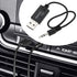 Create idea 2Pcs USB Bluetooth to AUX Cable Receiver 3.5mm in-Line Bluetooth Audio Adapter Compatible with Mini Cooper Gen 2 3 R56 R55 F56 F55 R60...