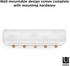 Umbra Estique Entryway Organizer, Great for Storing Keys, Small Accessories, Mail, Wallets and More, White Finish...