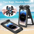 seynli Double Space Waterproof Phone Pouch - Waterproof Phone Case with Lanyard Support up to 8.0'', Water Proof Phone Case Floating Compatible wi...