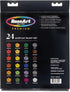 RoseArt Premium Paint Set – 24 Count Acrylic Paints for Canvas, Wood, Ceramic and Fabrics – Craft Painting Supplies for Casual to Professional Art...