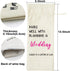 LANBAIHE Wedding Gifts Wine Bag, Wedding Couples, Bride and Groom Wine Gift, Linen Wine Gift Bag,Reusable Wine Bag...