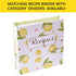 Heart&Berry Lemon Recipe Cards 4x6 Double Sided - Set Of 50 Thick Recipe Cards...