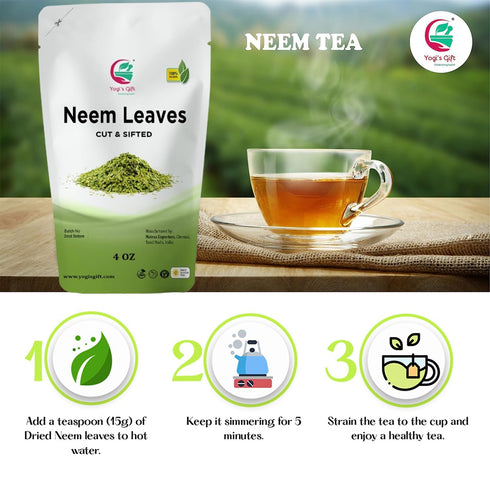 Neem Leaf 4 oz | 100% Natural Detox Neem Tea | Neem Leaves Cut and Sifted | Azadirachta Indica Leaf | Margosa Leaves | Non-GMO, Ethically Sourced ...