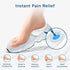 Heel Cushions for Heel Pain Relief (4 Pack) - Heel Spur Relief Products Heel Pads Heel Inserts Women Gel Heel Cups Heel Pain Men Heel Cups Plantar...