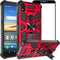 Ailiber Alcatel Axel(5004R) Phone Case, Compatible with Cricket Alcatel Lumos(DALN5023), Rugged Case with Kickstand, Magnetic Mount, Red...