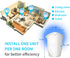 Fruit Fly Trap Flies Traps Indoor for Home, Bug Zapper Indoor, Flying Trap Killer with Blue Night Light Gnat Moth Catcher...
