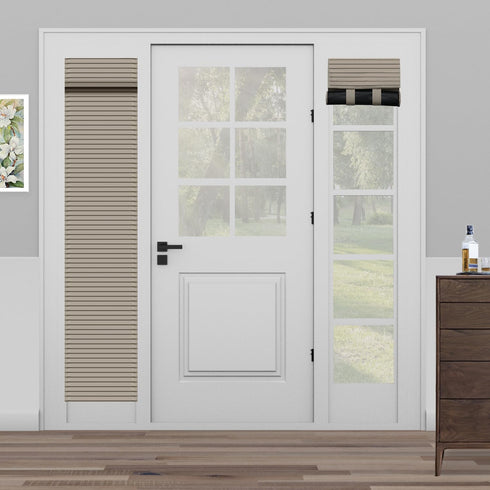 Side Door Window Curtains, Front Door Curtains for Small Window, Privacy Door Shades for Sidelight Curtains, Thermal Insulated Door Side Window Co...