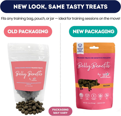 Training Treats for Dogs - Soft Bison - Low Calorie Dog Training Treats for Sensitive Stomachs with Single Source Premium Protein, Corn Free, & So...