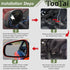 Driver Side Mirror Glass compatible with Ford Fusion 2013-2020, Heated, Back Plate, w/o Blind Spot Detect...