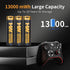 HW 3.7V USB Rechargeable Lithium Batteries, Reliable True 3500 mAh (13000mWh) 18m Long-Lasting High Performance Battery, for Flashlights, Headlamp...
