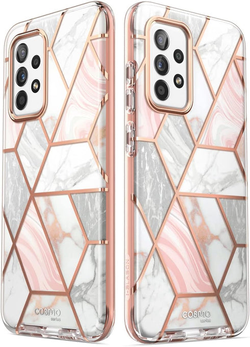 i-Blason Cosmo Protective Case for 6.5-Inch Samsung Galaxy A53 5G (2022), Marble Pink...